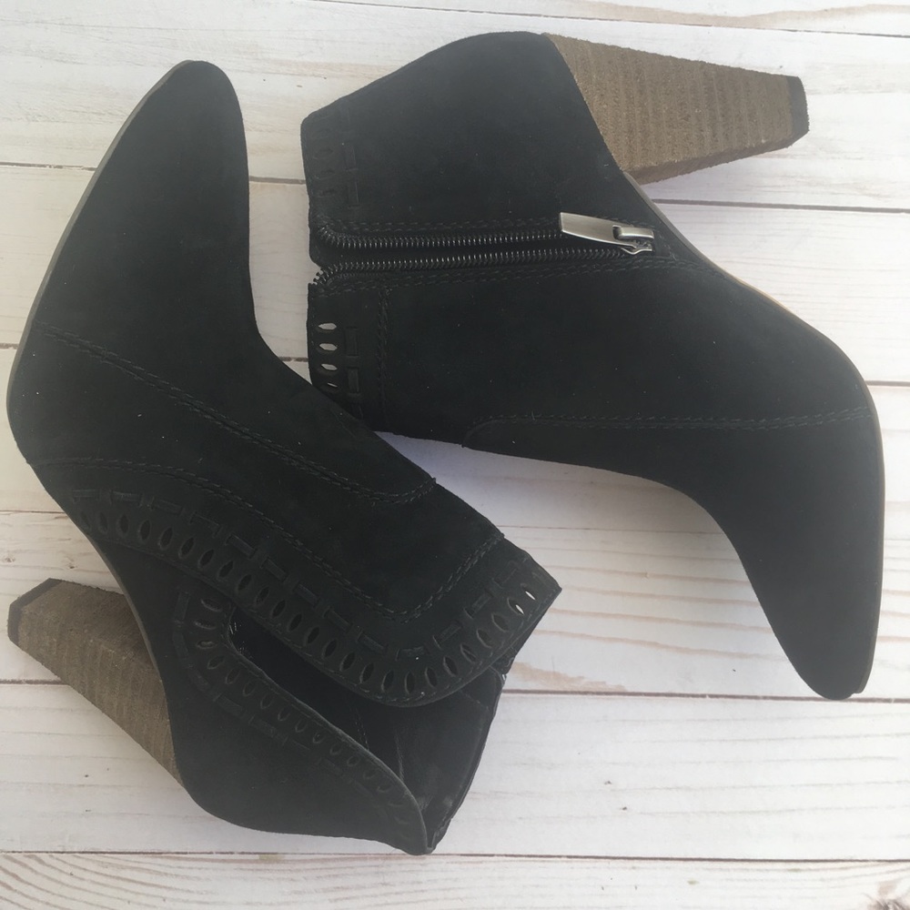Sold Vince Camuto Black Cut Out Bootie NWOT